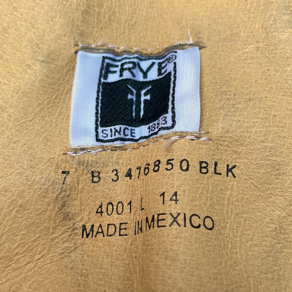 Vintage Frye biker boots - Picture 4 of 4